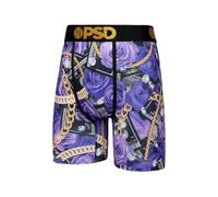 PSD Boxer pour homme | Sous-vêtement confortable et respirant, entrejambe de 7 pouces | Boxer homme longues coutures Flex Fit (FR/ES, lettres, M, régulier, rose riche), Roses riches, M