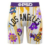 PSD | Boxers LA Daisies pour Homme | Coupe Boxer avec Poche Micromesh | Respirants, Extensibles dans 4 Directions | Ceinture en Microfibre (FR/ES, Alpha/Lettres, M, Taille Normale, Taille Normale)