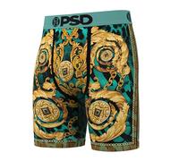 PSD | Boxers pour Homme - Regal Cheetah Urban Style | Ceinture Signature Confortable | Poche en Micro-Maille Respirante | Tissu Extensible (FR/ES, Alpha/Lettres, S, Taille Normale, Taille Normale)