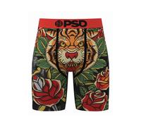 PSD Boxers 'Tiger' jaune clair / olive / rouge vif / noir, Taille L