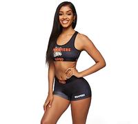 PSD Short pour femme imprimé camouflage - Sous-vêtements pour femmes - Culotte extensible confortable pour femme, Noir | Hooters Unfrm Blk Bs, Small