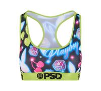 PSD Soutien-gorge 'Airbrush' bleu néon / vert clair / rose / noir, Taille 70