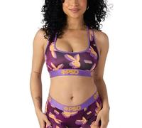 PSD Soutien-gorge de sport Playboy pour femme avec tissu en microfibre respirant, Pb 3D Tumble, Taille M