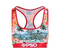 PSD Soutien-gorge 'Hawaiian Luxe' bleu / vert foncé / orange / rouge, Taille 70