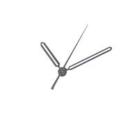 PSDFJAD ZHGUIMING Aiguilles de montre lumineuses vertes for mouvement NH35/NH36/4R/7S Aiguilles de montre modifiées 9 * 13,5 * 13,5 mm Aiguilles à 3 broches(Silver)