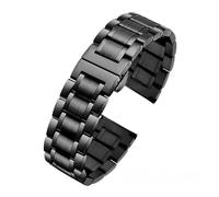 PSDFJAD ZHGUIMING Bracelet de montre en acier inoxydable massif, for DZ7395 DZ7315 DZ7396, chaîne de montre for hommes, grande taille 22mm 24mm 26mm 28mm 30mm(3101 black,26mm)