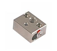 PSDFJAD ZHGUIMING Buse de Bloc Chauffant for extrudeuse Officielle Sprite Direct Drive Pro Ender 3 S1 CR-10 Pro Kit(Plated Copper Block)