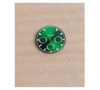 PSDFJAD ZHGUIMING Cadran de Montre Lumineux Vert avec Logo S et Logo R VK63 29,5 mm for Mouvement VK63 Accessoires de Montre for Hommes(20 Gold R Logo)