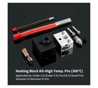PSDFJAD ZHGUIMING Kit Bloc Chauffant Haute température Pro for imprimante Ender-3 S1 CR-10 Smart Pro équipée d'une extrudeuse