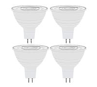 PSDFJAD ZHGUIMING Lot de 4 ampoules LED GU10 5 W for spot encastré, idéal for un salon, une chambre, une cuisine ou une salle de bain, 50 W(MR16 220-240V,WARM WHITE 3000K_NON-DIMMABLE)
