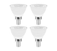 PSDFJAD ZHGUIMING Lot de 4 ampoules LED GU10 5 W for spot encastré, idéal for un salon, une chambre, une cuisine ou une salle de bain, 50 W(E14 220-240V,WHITE 6000K_NON-DIMMABLE)
