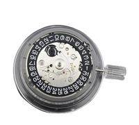 PSDFJAD ZHGUIMING Mouvement mécanique Haut de Gamme NH 35A NH 35 Blanc Noir 3-6 Heures Roue de Date Automatique à remontage Automatique(3 o Clock Black)
