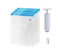 PSDFJAD ZHGUIMING Sac sous Vide for Filament ABS 3D PLA, Sac de Rangement, séchoir, Garder au Sec, éviter l'humidité for Les pièces d'imprimante 3D(5 Bag with 1 Pump)