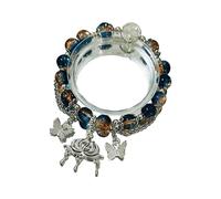 [Psdndeww] Accessoires de bracelet de perles colorées, bracelet universel en perles de verre, chaîne décorative de poignet complémentaire, différents styles