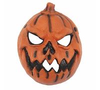 Psdndeww Accessoires de fête effrayants en forme de citrouille pour adultes, lot d'Halloween effrayant, clown, rire, citrouille d'Halloween