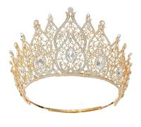 [Psdndeww] Anneau de cheveux pour filles, couronne brillante, reine, anniversaire, bandeau résistant, accessoires de photographie, costume élégant