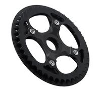 Psdndeww Anneaux de chaîne de vélo 42T Anneau de chaîne d'entraînement Adaptateur pur Alliage d'aluminium Véhicules de vélo Entraînement Accessoires de moteur