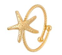 [Psdndeww] Bague d'ouverture série d'anneaux d'animaux réglables Texture en acier inoxydable pour amateurs de mode Bijoux de doigt
