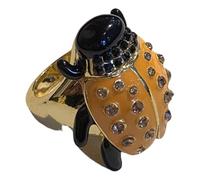 [Psdndeww] Bague papillon animal faite à la main goutte d'huile pour femmes accessoires de fête vintage