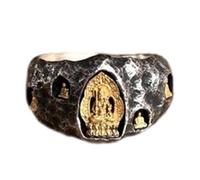 [Psdndeww] Bagues de déclaration vintage bagues de couple uniques texture en alliage de doigts adaptées aux femmes à la mode et aux bijoux cadeaux bénédictions