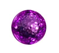 Psdndeww Balle de golf légère d'exercice double couche placage balle de golf professionnelle pour exercices en intérieur et en extérieur