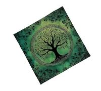 Psdndeww Big Tree Motif Astrologie Nappe Tarot Services Divins Tissu Divinité Jeu de société Accessoire Big Tree Motif Tarots Carte Couverture Spirituelle