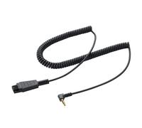 Psdndeww Câble flexible à déconnexion rapide vers câble adaptateur CC 3,5 mm pour améliorer la communication dans un environnement professionnel