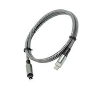 Psdndeww Câble optique SPDIF tressé pour sortie USB C