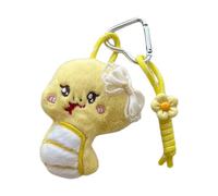 Psdndeww Charmant porte-clés en forme de serpent en peluche douce pour sac à dos - Ajoutez une touche à n'importe quel article de voiture ou de sac à dos pour un usage quotidien, jaune, taille unique