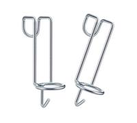 Psdndeww Cintres en métal pour seau à eau - Antirouille - Stable - Crochet de suspension robuste en fer pour soins équins - Installation rapide - Crochet portable pour seau à cheval