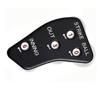 Psdndeww Clicker d'arbitre de baseball à 4 roues - Poignée confortable