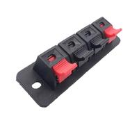 Psdndeww Clips Auditifs 54mm Connecteurs 4 Broches pour Haut-parleurs Et Tests De Vieillissement De Lampe Clip Terminal en Plastique