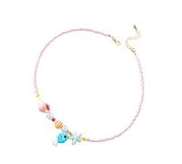 [Psdndeww] Collier étoile de mer réglable avec perles de perles pour femme, coupe décontractée et de nuit, 4 styles pour bijoux de plage étoile de poisson, フリーサイズ, Comme décrit dans la description