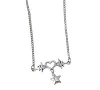 Psdndeww Collier ras-du-cou élégant avec pendentif pour femme, sophistiqué et individuel, collier pour femme, tendance, comme sur la photo