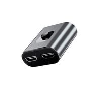 Psdndeww Commutateur bidirectionnel HDTV 4K @ 60 Hz - 2 x 1or1 x 2 - Pas besoin de puissance pour un affichage fluide sur les moniteurs