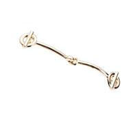 Psdndeww Élégante chaussure avant en métal ornement en alliage de zinc galvanisé, mocassins, boucle de chaîne, matériel décoratif, boucle en alliage de zinc, 003, Taille unique