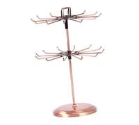 Psdndeww Étagère à bijoux élégante avec crochet Collier rotatif et porte-bracelet Présentoir élégant pour une utilisation en boutique ou en magasin