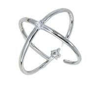 [Psdndeww] Fashion North Star est une bague réglable pour femme, style unique avec des cristaux portés par des femmes à la mode