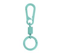 Psdndeww Fermoir Pivotant en Métal Polyvalent Clip De Suspension Porte-clés À Ressort Boucle Mousqueton Outil De Randonnée en Plein Air Accessoires 5 Pièces