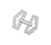 Psdndeww Fermoirs en oxyde de zirconium étincelants personnalisables pour des designs personnalisés