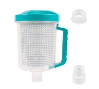 Psdndeww Jerrican professionnel amélioré pour piscine avec panier de grande capacité en ABS attrape-feuilles outil d'entretien de piscine