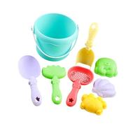 Psdndeww Kids Sand Exploration Tool Set avec forme de pelle pour l'apprentissage sensoriel et l'activité familiale Plage Jouet de sable pour enfants d'âge préscolaire