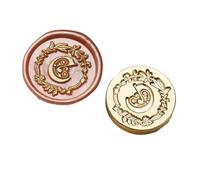 Psdndeww Lettres série de vernis à cacheter pour Noël enveloppes cartes invitations de mariage décorations lettres majuscules F sceau de cire
