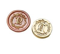 Psdndeww Lettres série de vernis à cacheter pour Noël enveloppes cartes invitations de mariage décorations lettres majuscules F sceau de cire