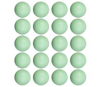 Psdndeww Lot de 20 globes de tennis de table phosphorescents de 40 mm en vrac pour adultes amateurs et enfants