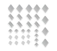 Psdndeww Lot de 32 dissipateurs thermiques en aluminium 4B avec installation facile pour la stabilité de l'amélioration des appareils