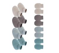 Psdndeww Lot de 4 moufles et chaussettes pour bébé - Ajustement de la respiration - Gants anti-rayures - Confortable à porter - Pour nouveau-né - Protection des mains et des pieds, Lot de 4., Taille