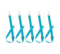 Psdndeww Lot de 5 sangles réglables pour seau de cheval - Sangle de suspension pour alimentation en extérieur