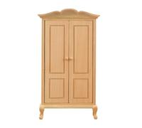 Psdndeww Maisons de poupée Miniature Penderie Style rustique Petits meubles Accessoires de maison pour la décoration des chambres d'enfants