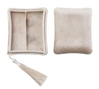 Psdndeww Mallette de rangement multifonctionnelle pour bijoux en peluche avec plusieurs compartiments pour les voyages